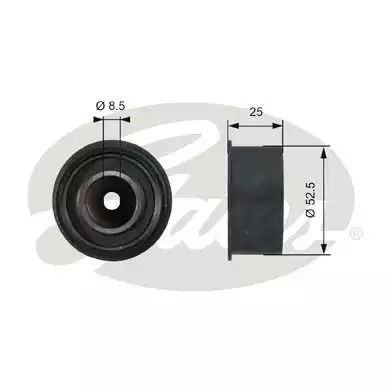 Паразитный / Ведущий ролик, зубчатый ремень T42076 CHEVROLET OPEL