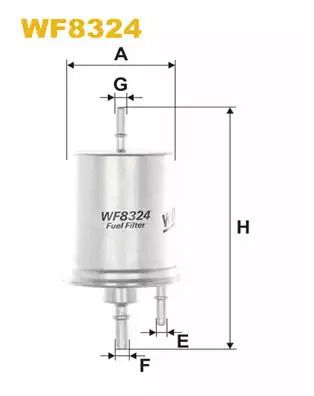 Фильтр топл. AUDI WF8324/ PP836/5 (пр-во WIX-Filtron)