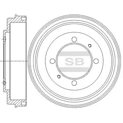 Диск тормозной HI-Q (SD4318) Диск тормозной HI-Q (SD4318)