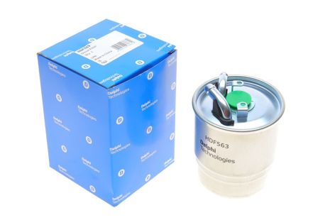 Топливный фильтр, SMART FORTWO, JEEP COMMANDER, DELPHI (HDF563)