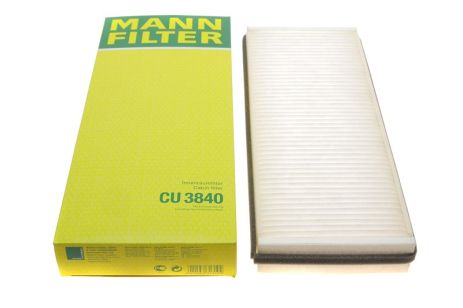 Фильтр, воздух во внутренном пространстве, RENAULT ESPACE, MANN FILTER (CU3840)
