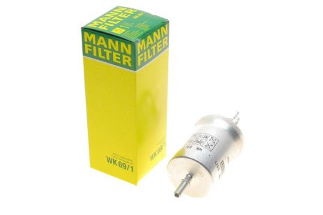 Фильтр топливный бензиновый, MANN-FILTER (WK691)