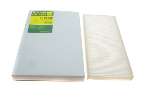 Фильтр, воздух во внутренном пространстве, MERCEDES-BENZ SPRINTER, MANN FILTER (CU34008)