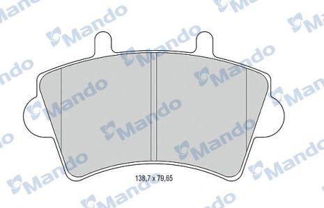 MBF015025 MANDO Гальмівні колодки до дисків
