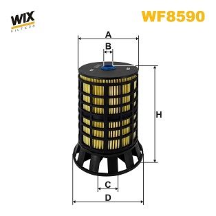 фільтр паливний, WIX FILTERS (WF8590)