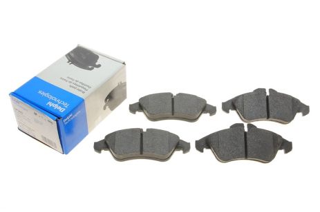 Комплект тормозных колодок, дисковый тормоз, VW LT, MERCEDES-BENZ V-CLASS, DELPHI (LP980)