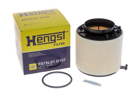 Воздушный фильтр, AUDI Q5, HENGST FILTER (E675L01D157)