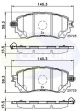 CBP32237 Comline - Гальмівні колодки до дисків