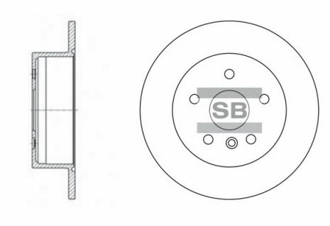 Диск тормозной DAIHATSU ALTIS, LEXUS ES, SANGSIN (HI-Q) (SD4016) Диск тормозной DAIHATSU ALTIS, LEXUS ES, SANGSIN (HI-Q) (SD4016)