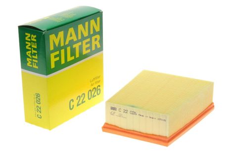 Воздушный фильтр, NISSAN TOWNSTAR, RENAULT GRAND, MANN FILTER (C22026)