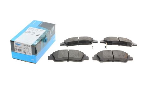 Комплект тормозных колодок, дисковый тормоз, HYUNDAI i10, KAVO (KBP3047)