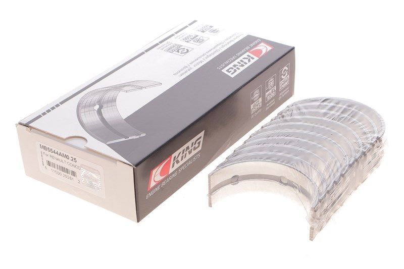 Комплект подшипников коленчатого вала, JEEP COMANCHE, PEUGEOT 505, KING (MB5544AM025) Комплект подшипников коленчатого вала, JEEP COMANCHE, PEUGEOT 505, KING (MB5544AM025)