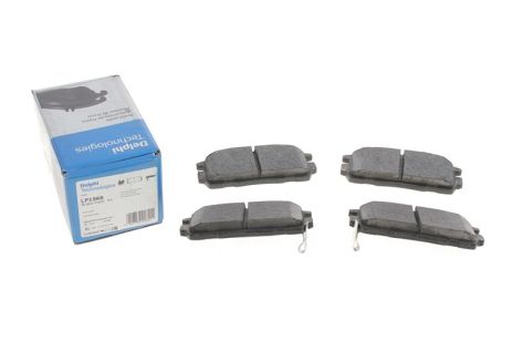 Комплект тормозных колодок, дисковый тормоз, CHEVROLET CAPTIVA, OPEL ANTARA, DELPHI (LP1988) Комплект тормозных колодок, дисковый тормоз, CHEVROLET CAPTIVA, OPEL ANTARA, DELPHI (LP1988)