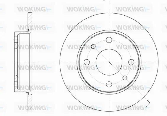 ΠΠΈΡΠΊ ΡΠΎΡΠΌΠΎΠ·Π½ΠΎΠΉ FIAT 500/Punto 0.9-1.7 ΠΏΠ΅ΡΠ΅Π΄Π½ΠΈΠΉ, WOKING (D6110.00) 94- ΠΠΈΡΠΊ ΡΠΎΡΠΌΠΎΠ·Π½ΠΎΠΉ FIAT 500/Punto 0.9-1.7 ΠΏΠ΅ΡΠ΅Π΄Π½ΠΈΠΉ, WOKING (D6110.00) 94-