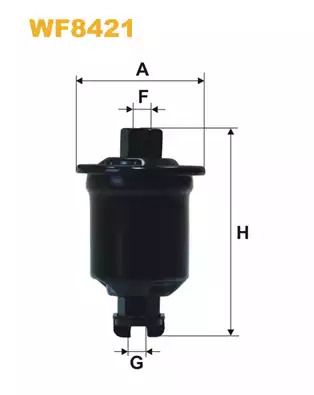 Фильтр топл. MITSUBISHI CARISMA WF8421/PP895/1 (пр-во WIX-Filtron) Фильтр топл. MITSUBISHI CARISMA WF8421/PP895/1 (пр-во WIX-Filtron)