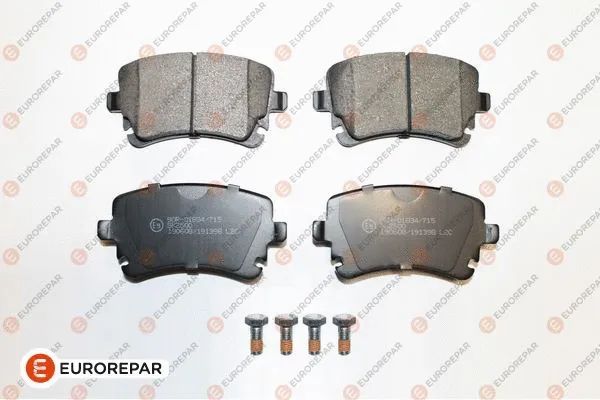 Комплект тормозных колодок, дисковый тормоз, SKODA SUPERB, BENTLEY CONTINENTAL, EUROREPAR (1639377180) Комплект тормозных колодок, дисковый тормоз, SKODA SUPERB, BENTLEY CONTINENTAL, EUROREPAR (1639377180)