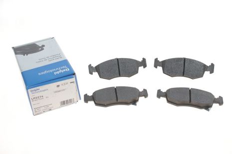 Комплект тормозных колодок, дисковый тормоз, CHRYSLER YPSILON, FIAT PANDA, DELPHI (LP2274)