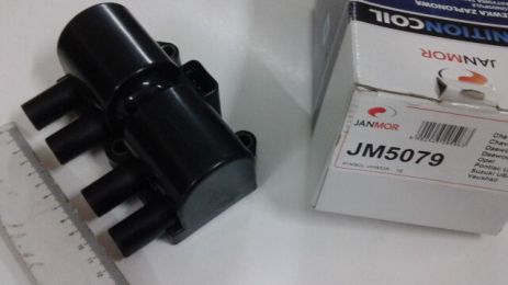 Катушка зажигания Aveo 1.5/Lacetti 1.8/Lanos, JANMOR (JM5079) 3-х конт. (96253555)