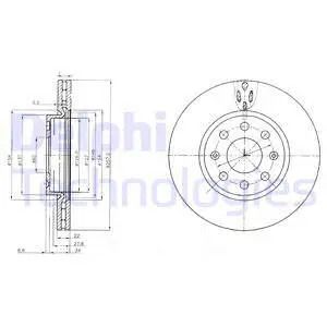 Диск тормозной FIAT GRANDE, VAUXHALL CORSA, DELPHI (BG4004) Диск тормозной FIAT GRANDE, VAUXHALL CORSA, DELPHI (BG4004)