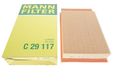 Воздушный фильтр, NISSAN PRIMERA, MANN FILTER (C29117)