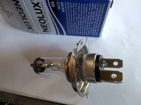 Лампа фарна H4 12V 60/55W P43t (вир-во Neolux)
