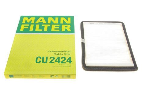 Фильтр, воздух во внутренном пространстве, RENAULT MEGANE, MANN FILTER (CU2424)