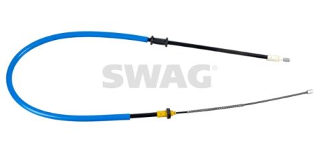 Трос тормозного привода стояночной тормозной системы, NISSAN KUBISTAR, RENAULT KANGOO, SWAG (60101809)