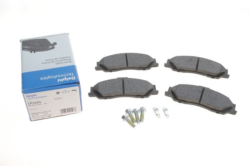 Комплект тормозных колодок, дисковый тормоз, FORD RANGER, MAZDA BT-50, DELPHI (LP1555) Комплект тормозных колодок, дисковый тормоз, FORD RANGER, MAZDA BT-50, DELPHI (LP1555)