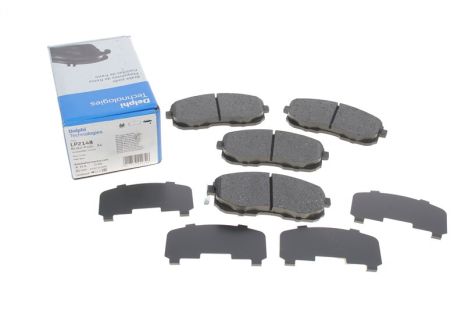 Комплект тормозных колодок, дисковый тормоз, FIAT SEDICI, RENAULT LATITUDE, DELPHI (LP2148)