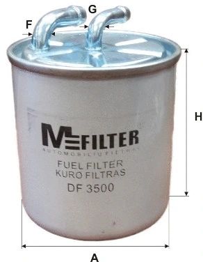 Топливный фильтр, MITSUBISHI COLT, CHRYSLER 300, M-FILTER (DF3500)