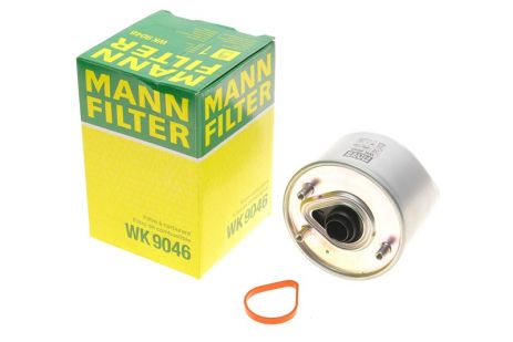 Фільтр паливний FORD 1.4-1.6 TDCI 08-, VOLVO 1.6 D2 10- (вир-во MANN), MANN-FILTER (WK9046)