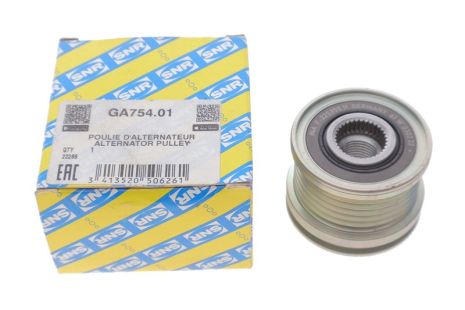 Механизм свободного хода генератора, SKODA OCTAVIA, AUDI A3, NTN-SNR (GA75401)