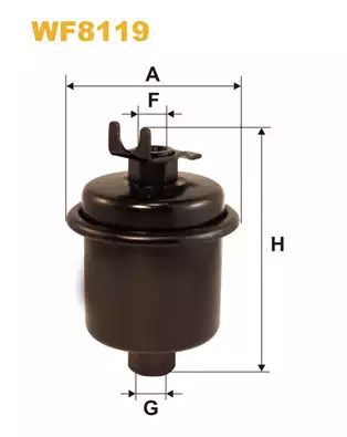 Фильтр топл. HONDA CIVIC WF8119/PP930 (пр-во WIX-Filtron) Фильтр топл. HONDA CIVIC WF8119/PP930 (пр-во WIX-Filtron)