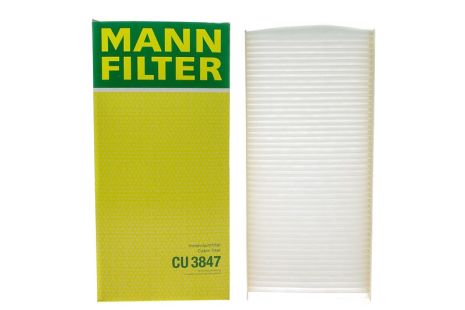 Фильтр, воздух во внутренном пространстве, TOYOTA PROACE, CITROËN JUMPY, MANN FILTER (CU3847)