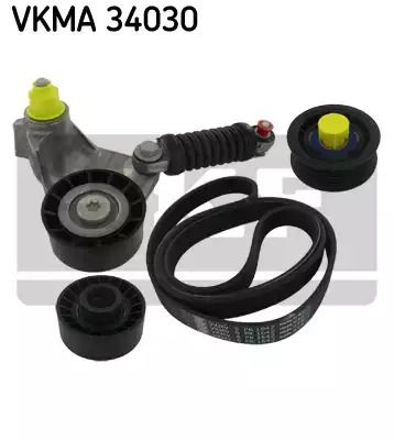 Поликлиновой ременный комплект VKMA34030 JAGUAR FORD