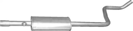 Средний глушитель выхлопных газов Mitsubishi, MITSUBISHI MR597568, MITSUBISHI COLT, POLMOSTROW (1406)