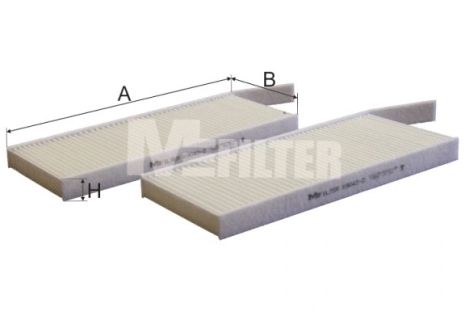 Фильтр, воздух во внутренном пространстве, LAND ROVER, MERCEDES-BENZ CITAN, M-FILTER (K90422)
