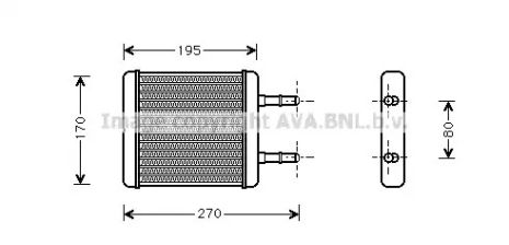 Теплообменник, отопление салона HY6061 HYUNDAI