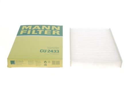 Фильтр, воздух во внутренном пространстве, FORD FIESTA, FORD AUSTRALIA, MANN FILTER (CU2433)
