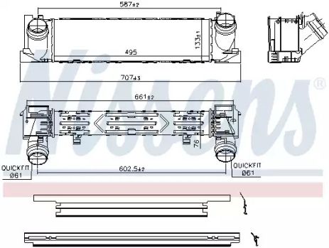 Интеркулер 96552 BMW