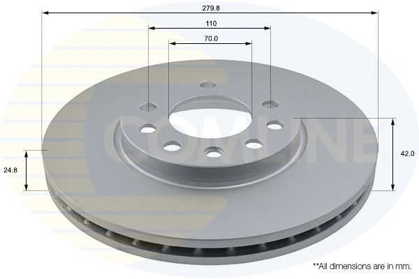 Диск тормозной CHEVROLET ASTRA, RENAULT CLIO, COMLINE (ADC1113V) Диск тормозной CHEVROLET ASTRA, RENAULT CLIO, COMLINE (ADC1113V)