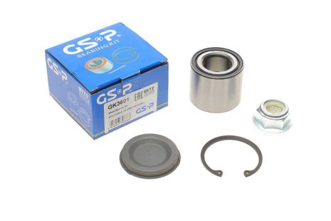 Комплект подшипника ступицы колеса, OPEL CORSA, VAUXHALL CORSA, GSP (GK3601)