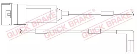 WS 0122 A QUICK BRAKE Датчик зносу гальмівних колодок