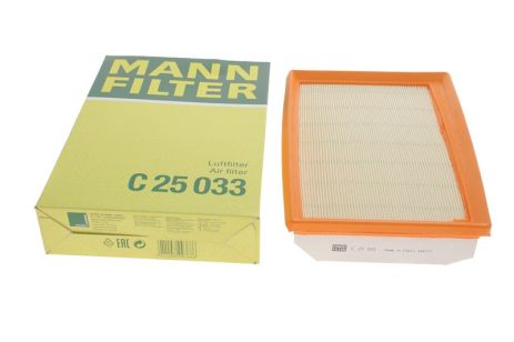 Воздушный фильтр, FIAT TIPO, MANN FILTER (C25033)