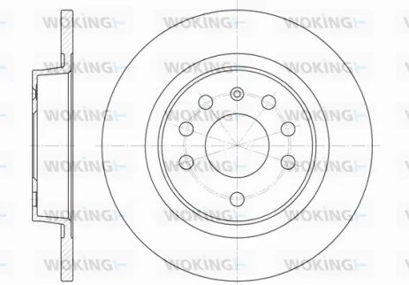 Диск тормозной CADILLAC BLS, VAUXHALL SIGNUM, WOKING (D668800) Диск тормозной CADILLAC BLS, VAUXHALL SIGNUM, WOKING (D668800)
