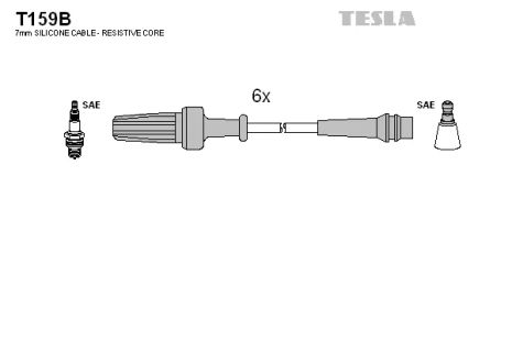 Комплект проводов зажигания, RENAULT ESPACE, TESLA (T159B)