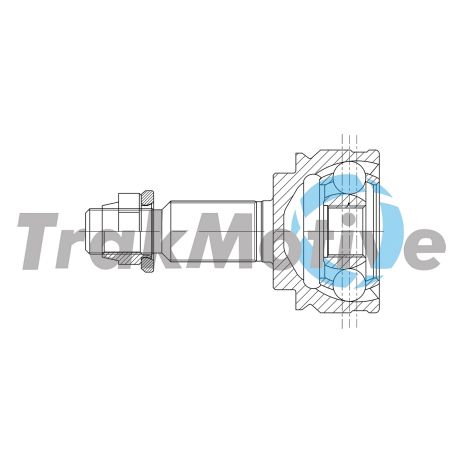 TRAKMOTIVE RENAULT ШРКШ зовнішній к-кт 27/22 зуб. KANGOO / GRAND KANGOO 1.5 dCi 08-, TRAKMOTIVE (400935)