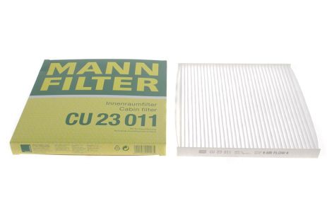 Фильтр, воздух во внутренном пространстве, NISSAN MICRA, MANN FILTER (CU23011)