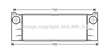 Интеркулер MSA4473 MERCEDESBENZ
