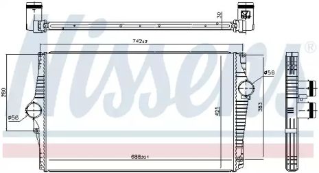 Интеркулер 96601 VOLVO